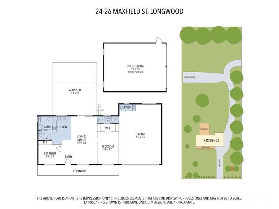 24-26 Maxfield Street, Longwood, VIC, 3665 - Floorplan 1