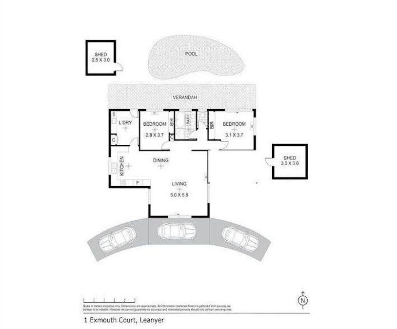 1 Exmouth Court, Leanyer, NT, 0812 - Floorplan 1