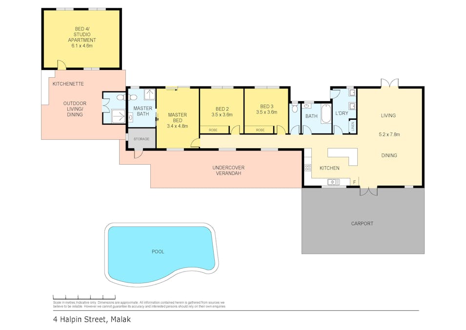 4 Halpin Street, Malak, NT, 0812 - Floorplan 1