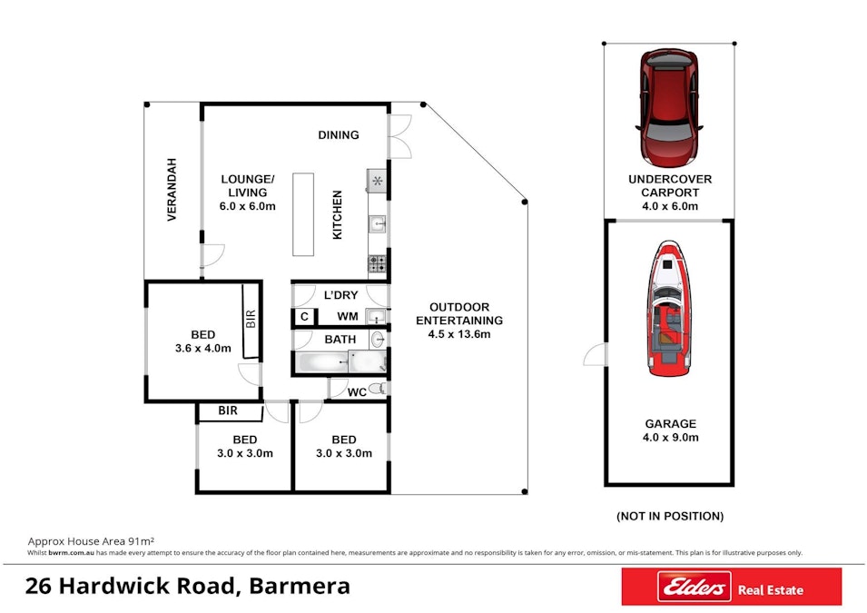 26 Hardwick Street, Barmera, SA, 5345 - Floorplan 1