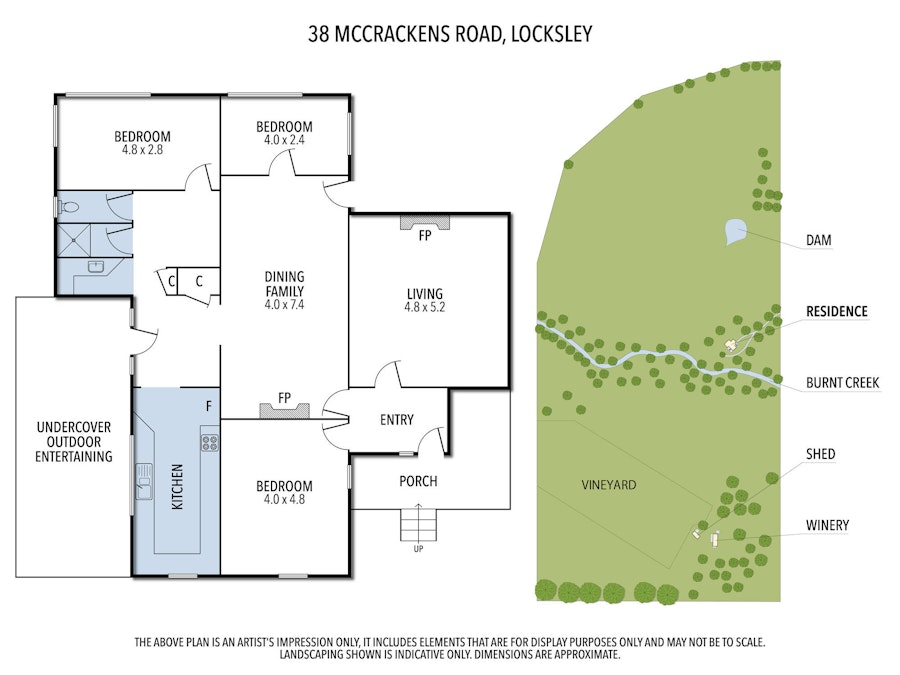 38 Mccrackens Road, Locksley, VIC, 3665 - Floorplan 1