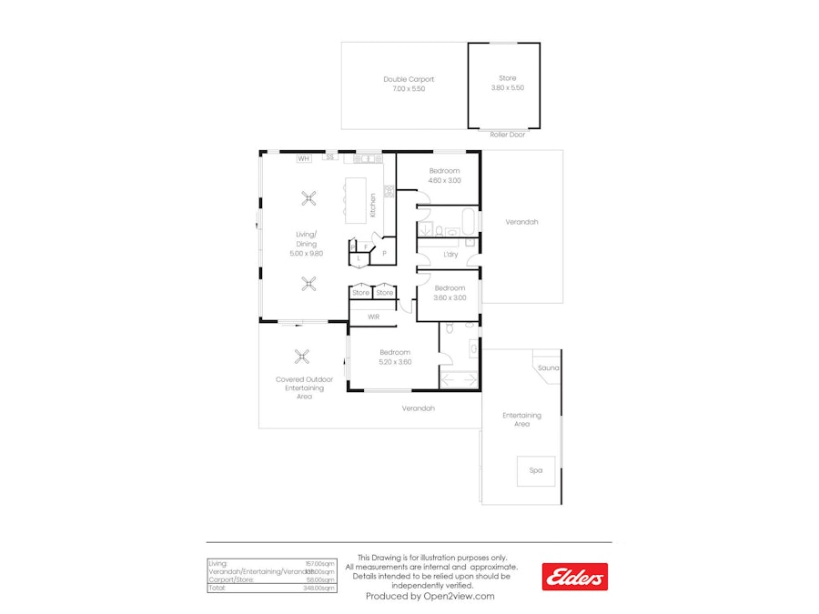 94 Emu Rock Road, Armagh, SA, 5453 - Floorplan 1