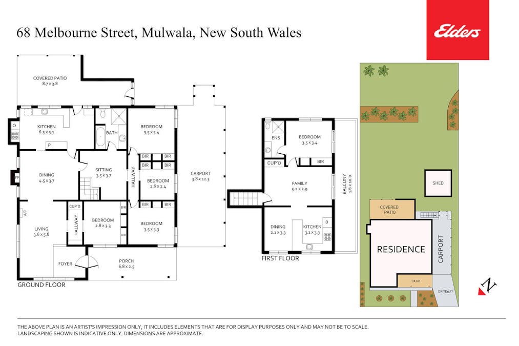 68 Melbourne Street, Mulwala, NSW, 2647 - Floorplan 1