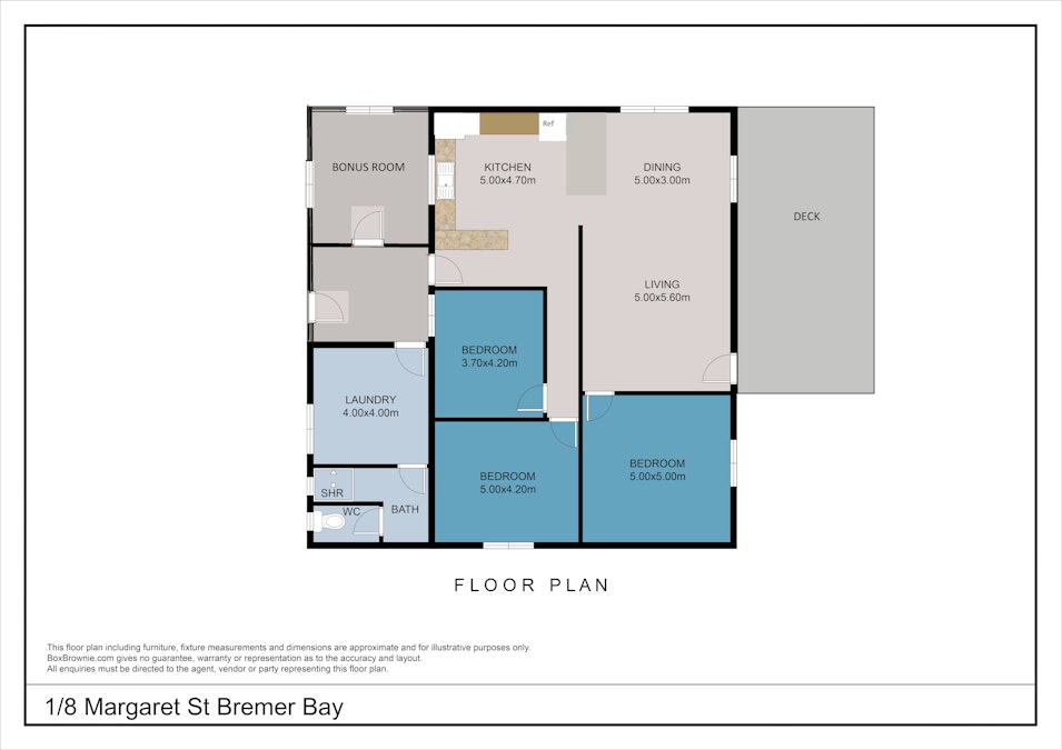 8A Margaret Street, Bremer Bay, WA, 6338 - Floorplan 1