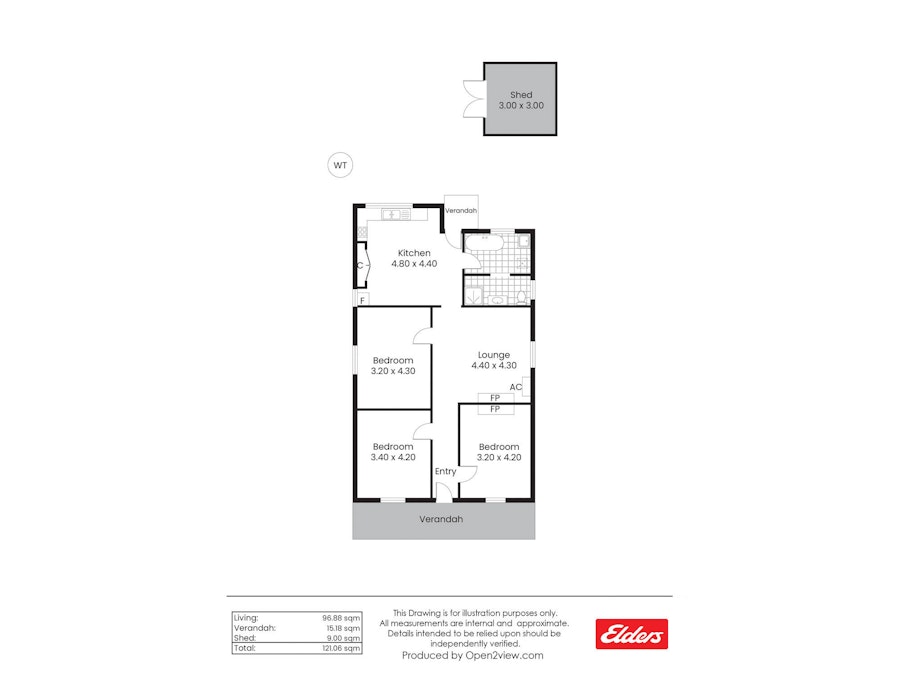 21 Wolfe Street, Jamestown, SA, 5491 - Floorplan 1