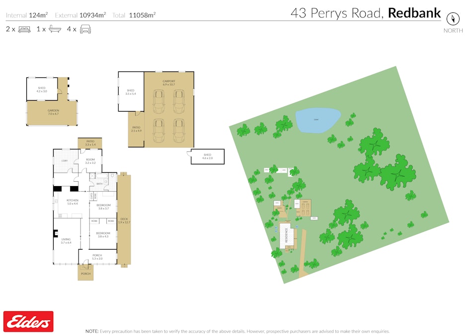 43 Perrys Road, Redbank, VIC, 3477 - Floorplan 1