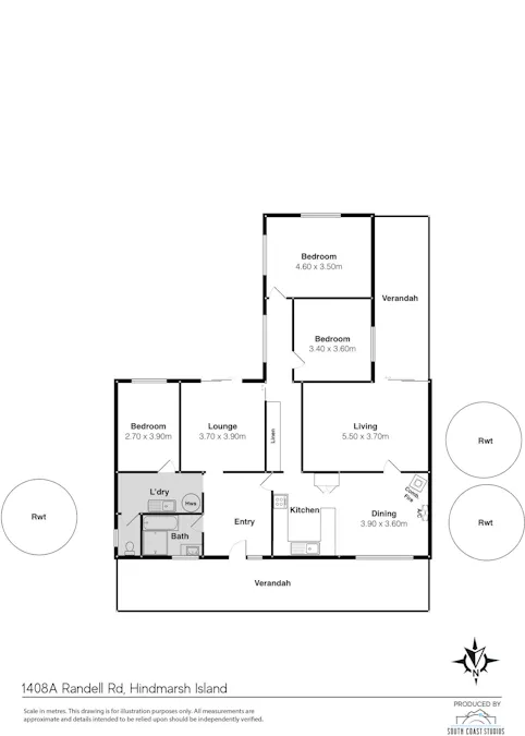 1408A&B Randell Road, Hindmarsh Island, SA, 5214 - Floorplan 1