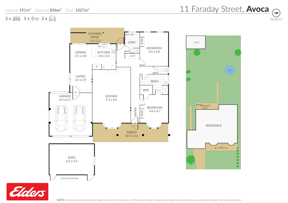 11 Faraday Street, Avoca, VIC, 3467 - Floorplan 1