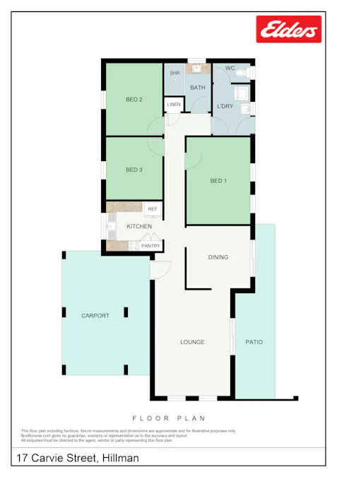 17 Carvie Street, Hillman, WA, 6168 - Floorplan 1
