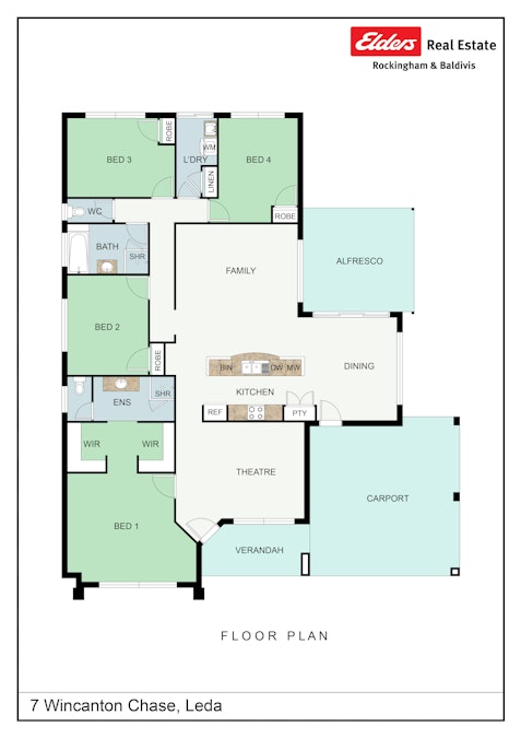 7 Wincanton Chase, Leda, WA, 6170 - Floorplan 1