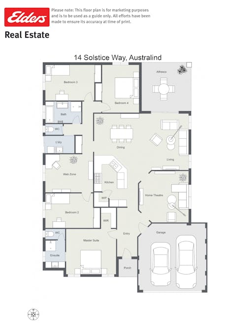 14 Solstice Way, Australind, WA, 6233 - Floorplan 1