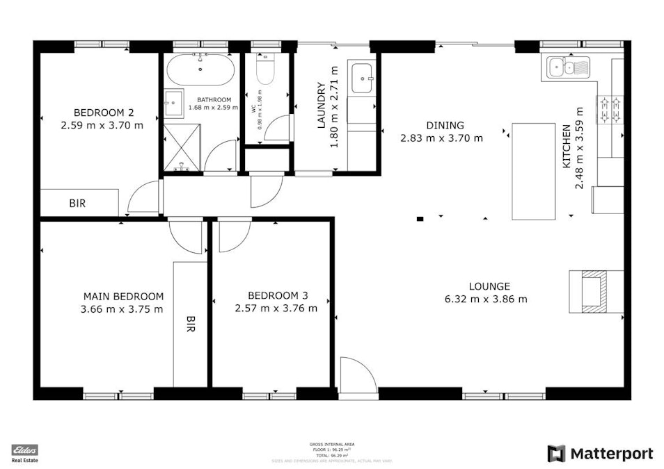 163 Duke Street East, Northam, WA, 6401 - Floorplan 1