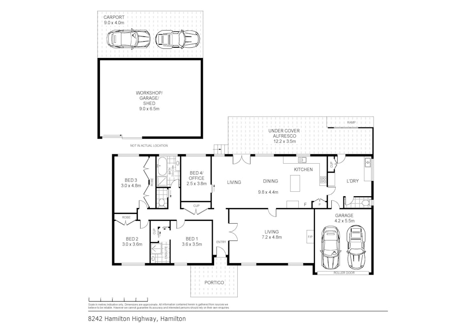 8242 Hamilton Highway, Hamilton, VIC, 3300 - Floorplan 1