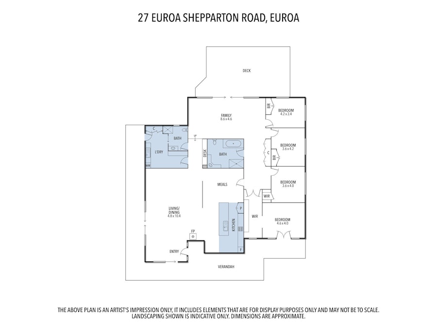 27 Euroa-Shepparton Road, Euroa, VIC, 3666 - Floorplan 1