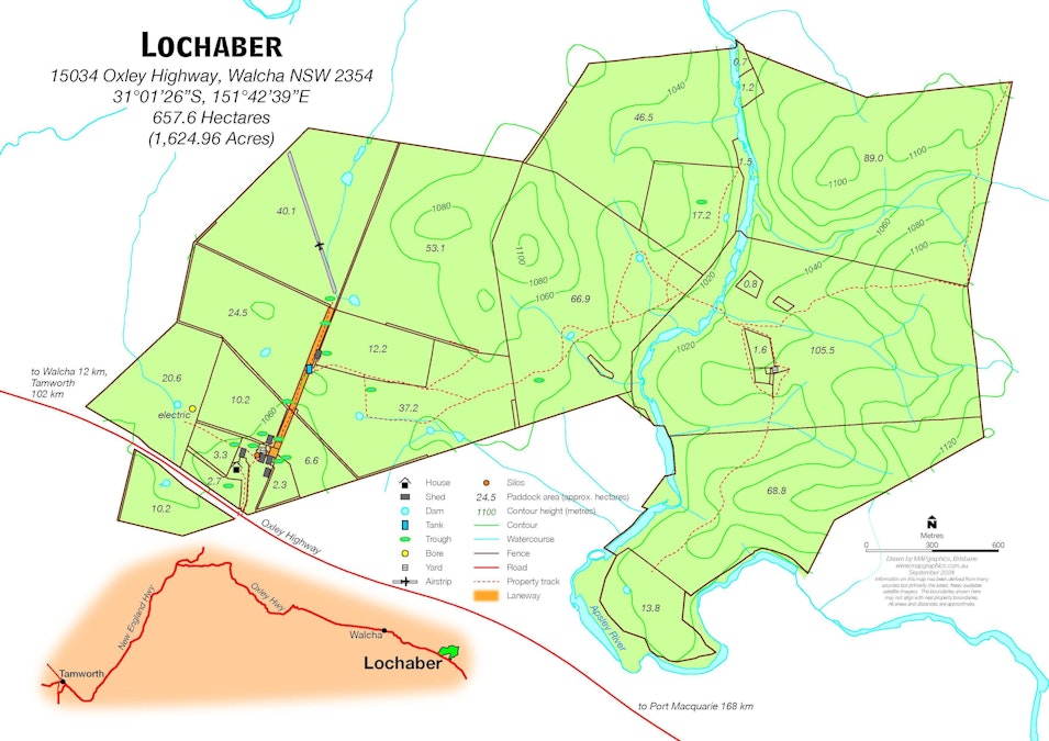 Lochaber, Oxley Highway, Walcha, NSW, 2354 - Floorplan 1