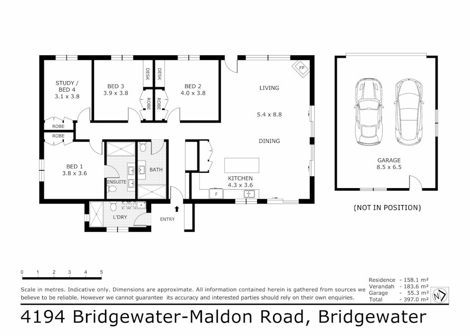 4194 Bridgewater-Maldon Road, Bridgewater, VIC, 3516 - Floorplan 1