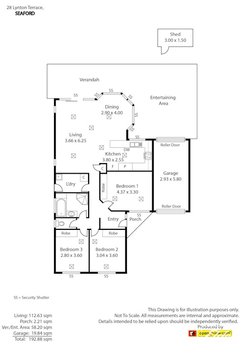 28 Lynton Terrace, Seaford, SA, 5169 - Floorplan 1