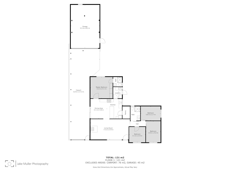 21 Blesing Street, Nangwarry, SA, 5277 - Floorplan 1