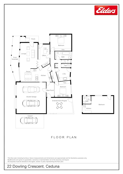 22 Dowling Crescent, Ceduna, SA, 5690 - Floorplan 1