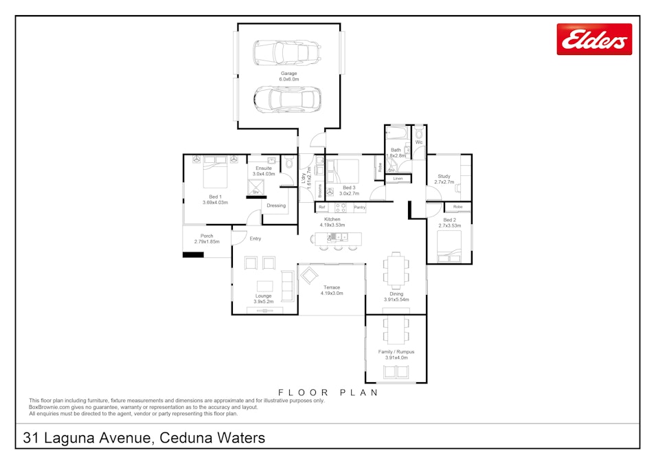 31 Laguna Avenue, Ceduna Waters, SA, 5690 - Floorplan 1