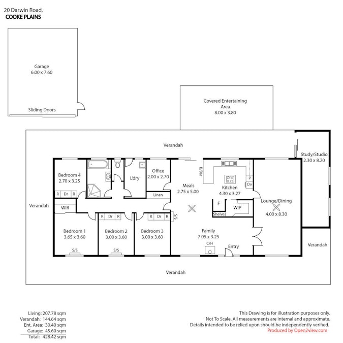 18 Darwin Road, Cooke Plains, SA, 5261 - Floorplan 1