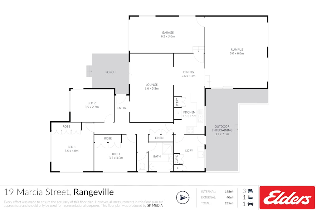 19 Marcia Street, Rangeville, QLD, 4350 - Floorplan 1