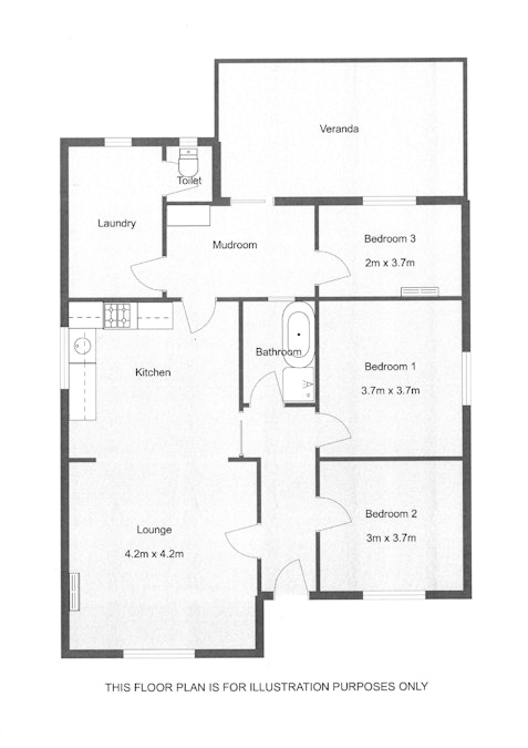 6 Gloucester Street, Edenhope, VIC, 3318 - Floorplan 1