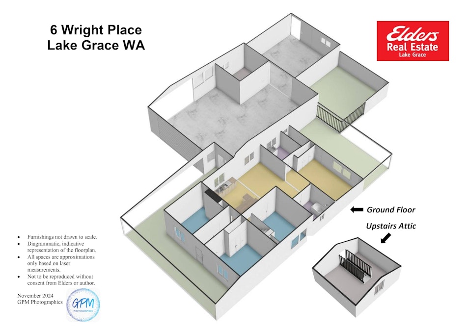 6 Wright Place, Lake Grace, WA, 6353 - Floorplan 2