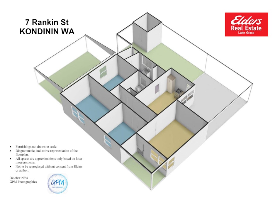 7 Rankin Street, Kondinin, WA, 6367 - Floorplan 2