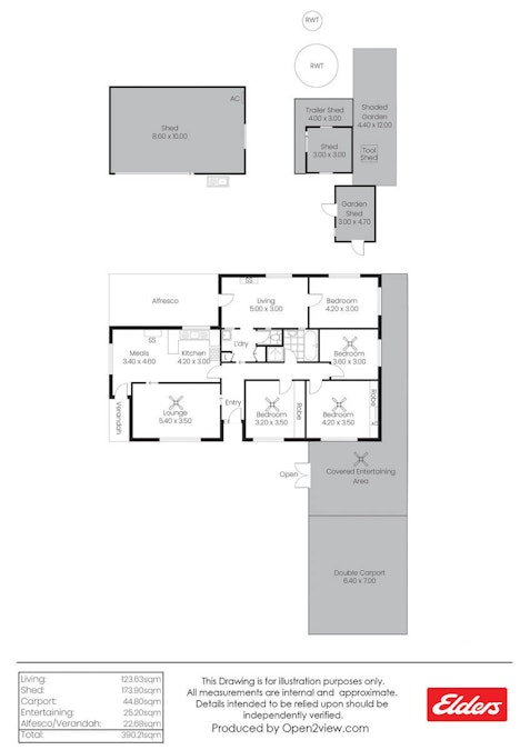 5 Park Terrace, Orroroo, SA, 5431 - Floorplan 1