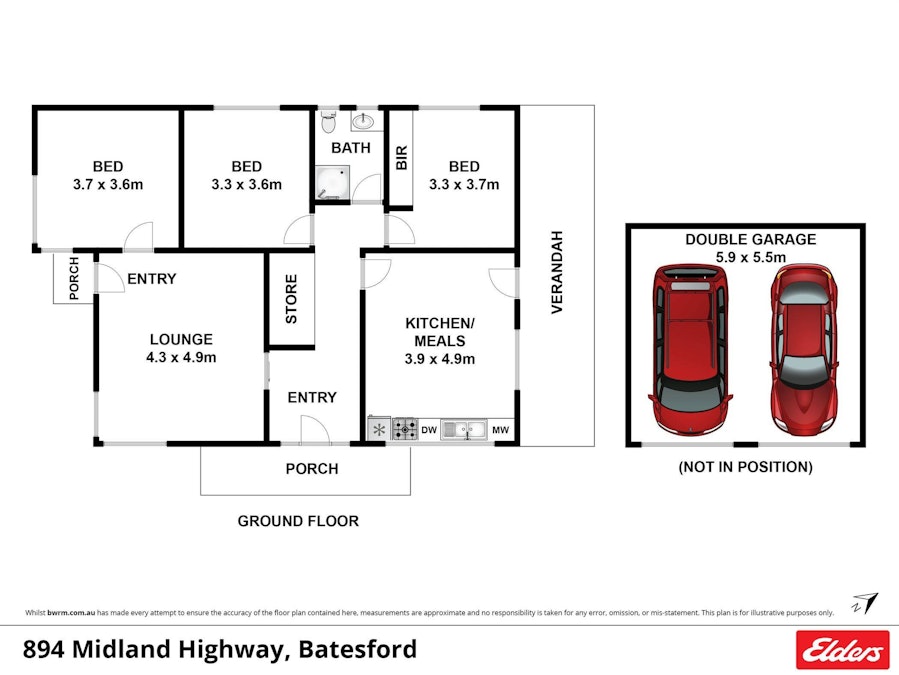 894 Midland Highway, Batesford, VIC, 3213 - Floorplan 2