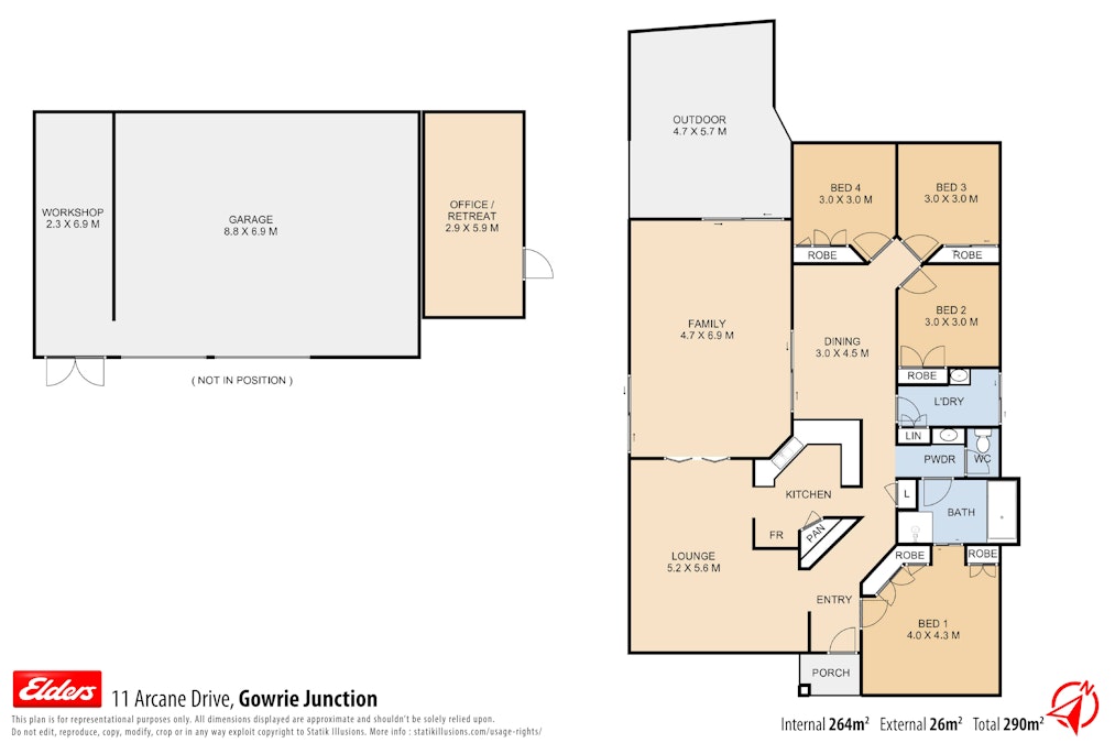 11 Arcane Drive, Gowrie Junction, QLD, 4352 - Floorplan 1