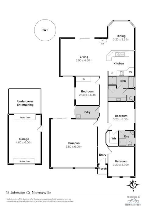 15 Johnston Court, Normanville, SA, 5204 - Floorplan 1