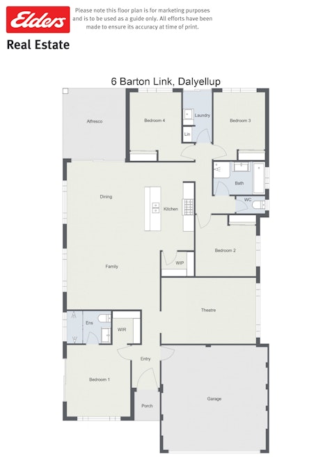 6 Barton Link, Dalyellup, WA, 6230 - Floorplan 1