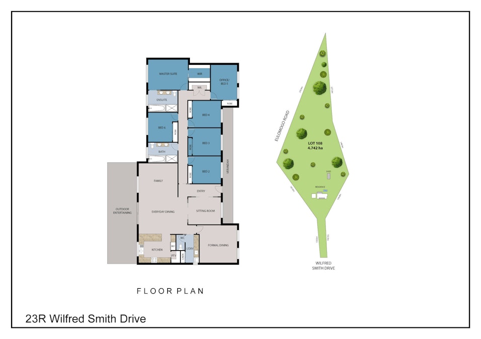 Koomooloo, 23R Wilfred Smith Drive, Dubbo, NSW, 2830 - Floorplan 1