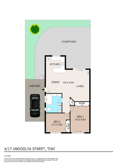 4/17 Undoolya Street, Tiwi, NT, 0810 - Floorplan 1