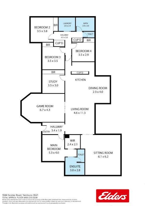 1944 Scobie Road , Echuca, VIC, 3564 - Floorplan 1