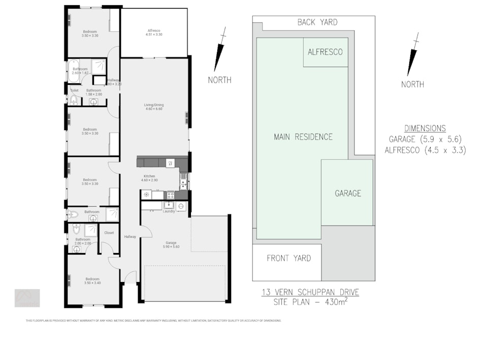 13 Vern Schuppan Drive, Whyalla Norrie, SA, 5608 - Floorplan 1