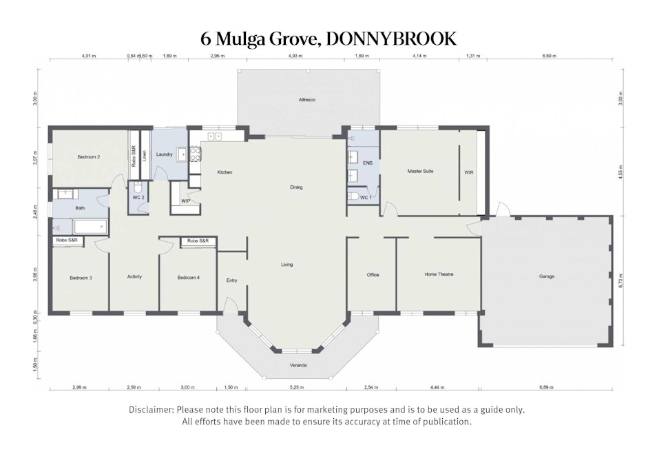 6 Mulga Grove, Donnybrook, WA, 6239 - Floorplan 1