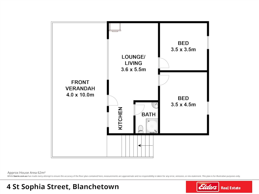 4 St Sophia Street, Blanchetown, SA, 5357 - Floorplan 1