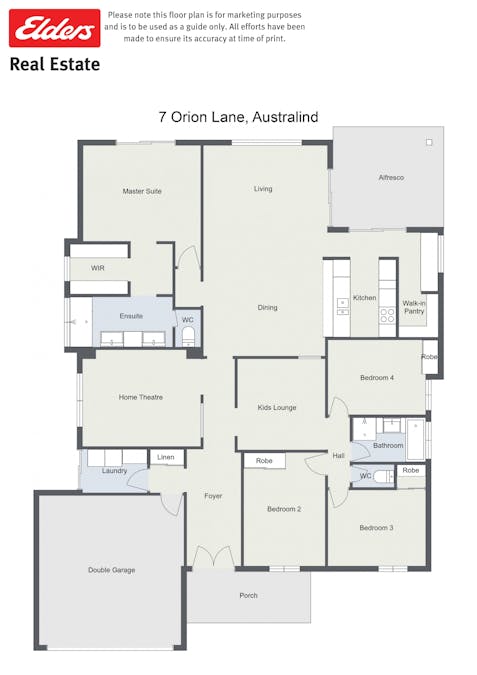 7 Orion Lane, Australind, WA, 6233 - Floorplan 1