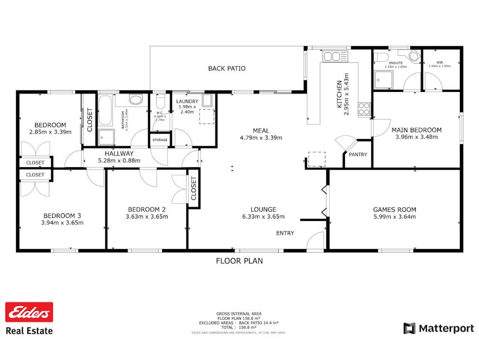 112 Goomalling Road, Northam, WA, 6401 - Floorplan 1