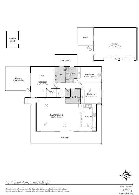 15 Merino Avenue, Carrickalinga, SA, 5204 - Floorplan 1