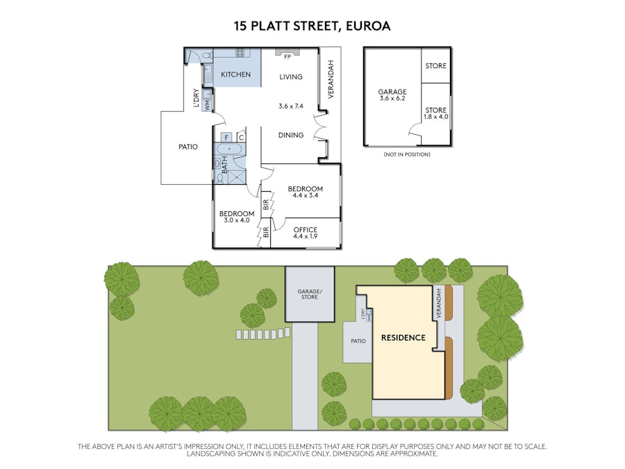 15 Platt Street, Euroa, VIC, 3666 - Floorplan 1