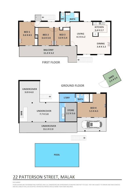 22 Patterson Street, Malak, NT, 0812 - Floorplan 1