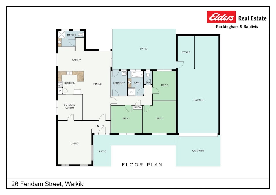 26 Fendam Street, Waikiki, WA, 6169 - Floorplan 1