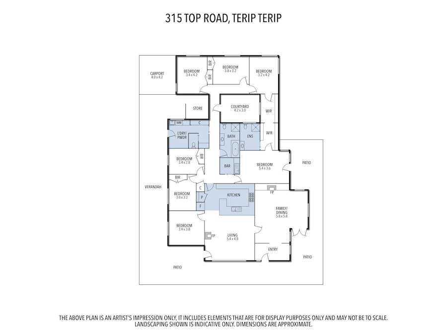 315 Top Road, Terip Terip , Ruffy, VIC, 3666 - Floorplan 1