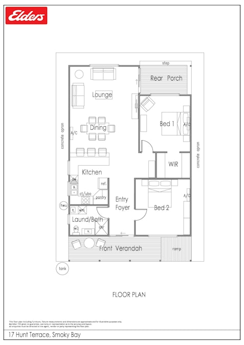 17 Hunt Terrace, Smoky Bay, SA, 5680 - Floorplan 1