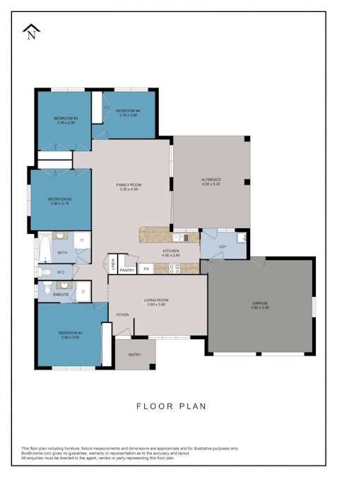 5 Keswick Parkway, Dubbo, NSW, 2830 - Floorplan 1