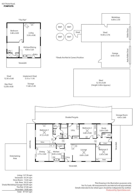 420 Thiele Road, Pompoota, SA, 5238 - Floorplan 1